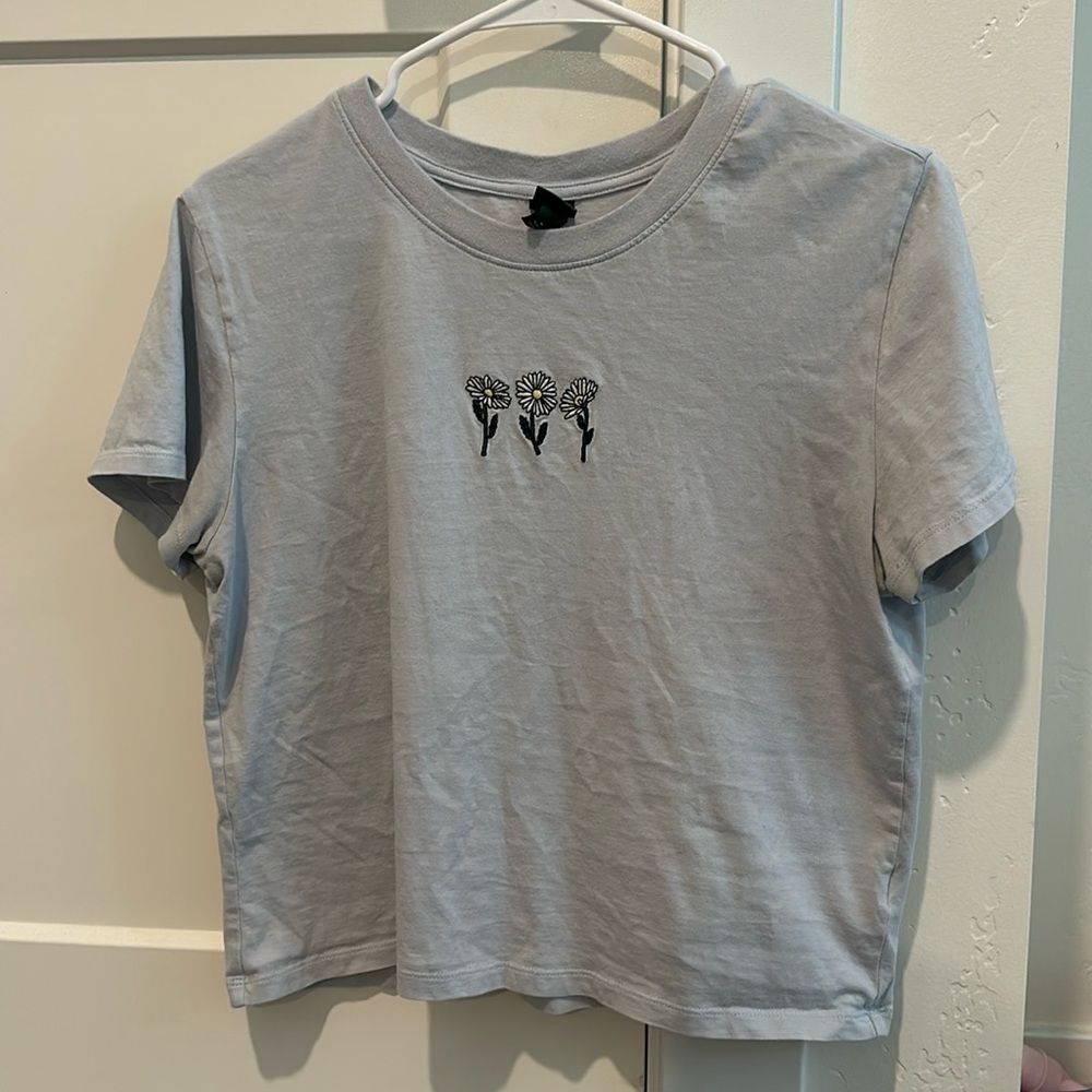 flower baby tee
